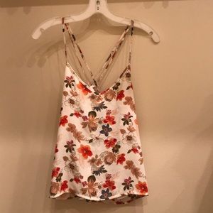 Floral Hollister Tank Top